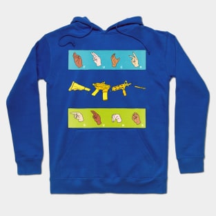 Anti-Guns, political design Hoodie